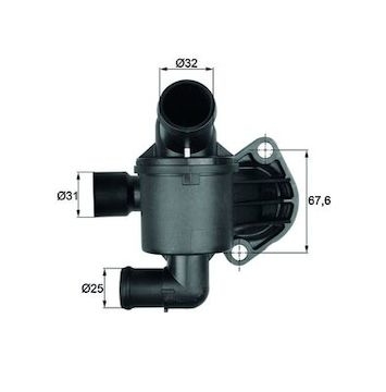 Termostat, chladivo MAHLE ORIGINAL TI 35 87