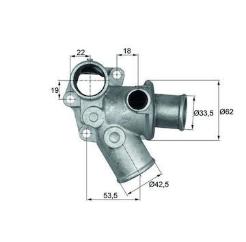 Termostat, chladivo MAHLE ORIGINAL TI 73 80D