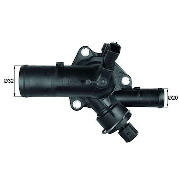 Termostat, chladivo MAHLE ORIGINAL TM 39 108