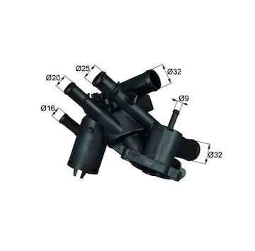 Termostat, chladivo MAHLE ORIGINAL TM 4 109