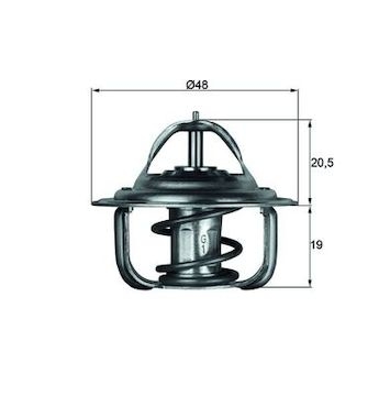 Termostat, chladivo MAHLE ORIGINAL TX 1 71D