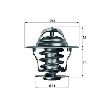 Termostat, chladivo MAHLE ORIGINAL TX 11 71D