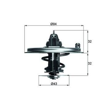 Termostat, chladivo MAHLE ORIGINAL TX 36 71D