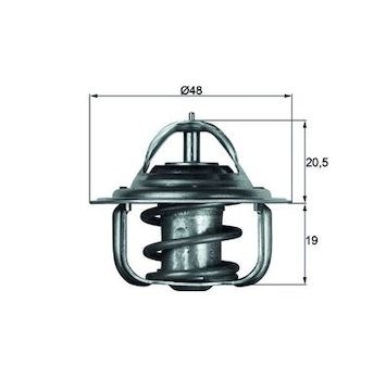 Termostat, chladivo MAHLE ORIGINAL TX 5 83D