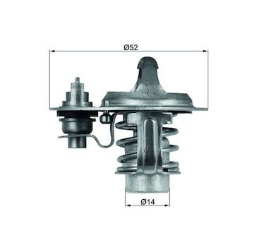 Termostat, chladivo MAHLE ORIGINAL TX 76 88D