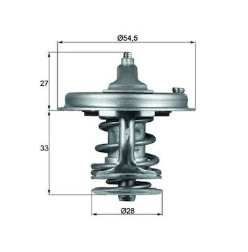 Termostat, chladivo MAHLE ORIGINAL TX 78 83