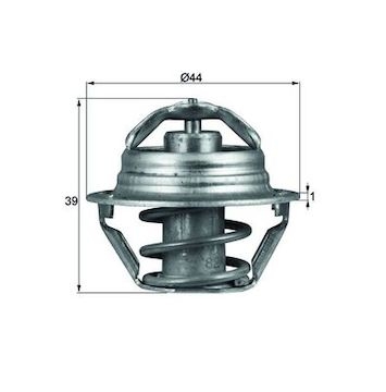 Termostat, chladivo MAHLE ORIGINAL TX 90 82D