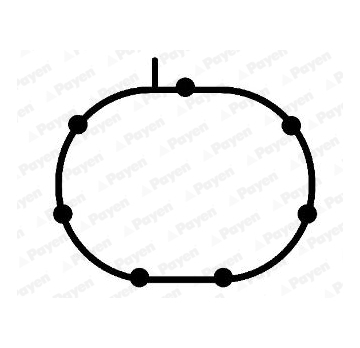 Těsnění, koleno sacího potrubí PAYEN JD5987
