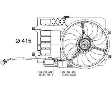 Větrák, chlazení motoru MAHLE ORIGINAL CFF 30 000S