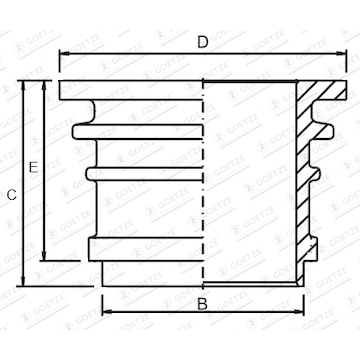 Vložený válec GOETZE ENGINE 14-000240-00