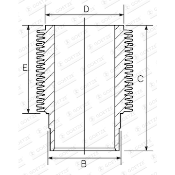 Vložený válec GOETZE ENGINE 14-000400-00