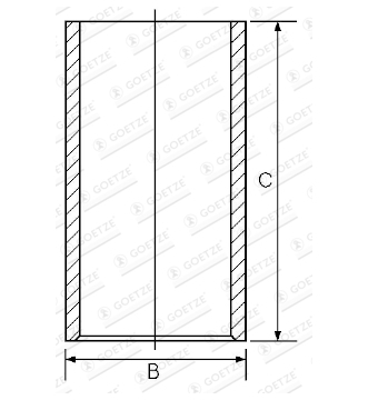 Vložený válec GOETZE ENGINE 14-011001-00
