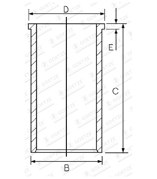 Vložený válec GOETZE ENGINE 14-021231-00