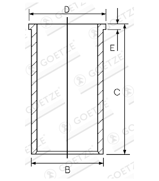Vložený válec GOETZE ENGINE 14-022510-00
