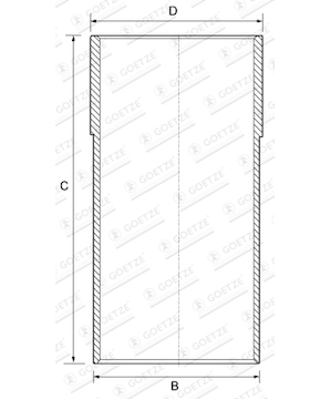 Vložený válec GOETZE ENGINE 14-710020-00