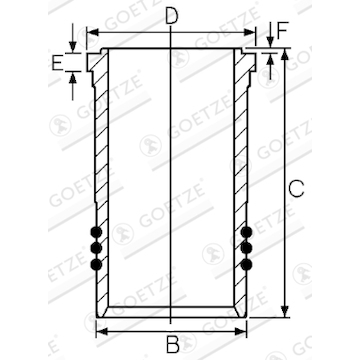 Vložený válec GOETZE ENGINE 15-260080-00