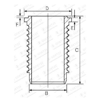 Vložený válec GOETZE ENGINE 15-679320-00
