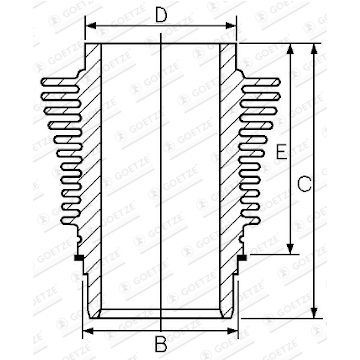 Vložený válec GOETZE ENGINE 21202102DL STD