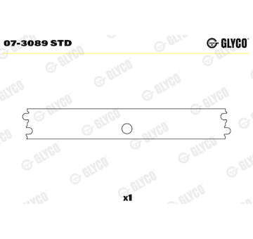 Vložka, vahadlo GLYCO 07-3089 STD