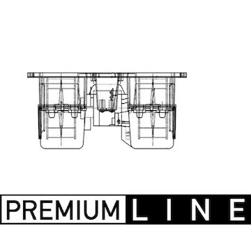 vnitřní ventilátor MAHLE ORIGINAL AB 31 000P