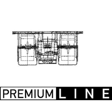 vnitřní ventilátor MAHLE ORIGINAL AB 78 000P