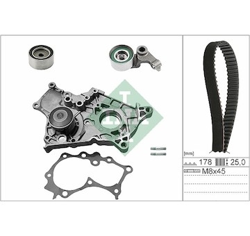 Vodní pumpa + sada ozubeného řemene INA 530 0422 30
