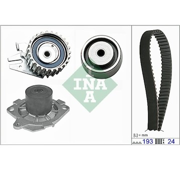 Vodní pumpa + sada ozubeného řemene INA 530 0621 30