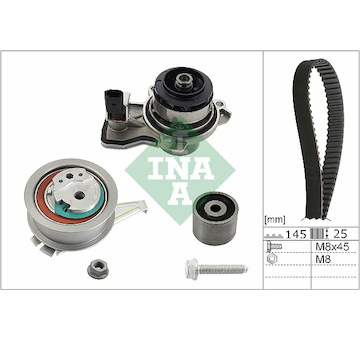 Vodní pumpa + sada ozubeného řemene INA 530 0665 30