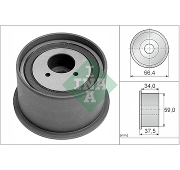 Vratná/vodicí kladka, ozubený řemen INA 532 0366 20