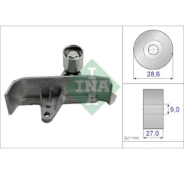 Vratná/vodicí kladka, ozubený řemen INA 532 0601 10