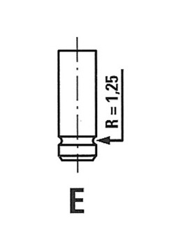 Výfukový ventil FRECCIA R4523/RNT