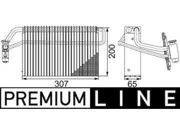 Výparník, klimatizace MAHLE ORIGINAL AE 147 000P