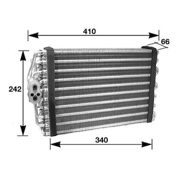 Výparník, klimatizace MAHLE ORIGINAL AE 46 000S