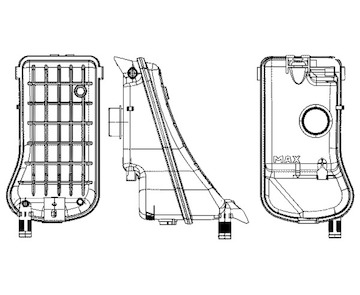 Vyrovnávací nádoba, chladivo MAHLE ORIGINAL CRT 11 000S