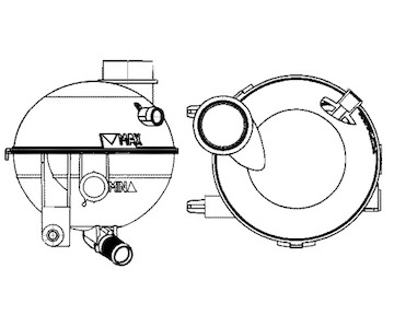Vyrovnávací nádoba, chladivo MAHLE ORIGINAL CRT 14 000S