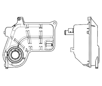 Vyrovnávací nádoba, chladivo MAHLE ORIGINAL CRT 26 000S