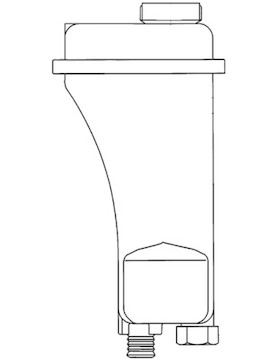 Vyrovnávací nádoba, chladivo MAHLE ORIGINAL CRT 51 000S