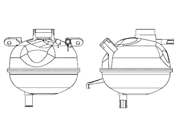 Vyrovnávací nádoba, chladivo MAHLE ORIGINAL CRT 7 000S