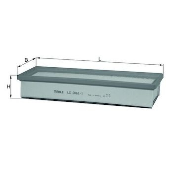 Vzduchový filtr MAHLE ORIGINAL LX 2061/1