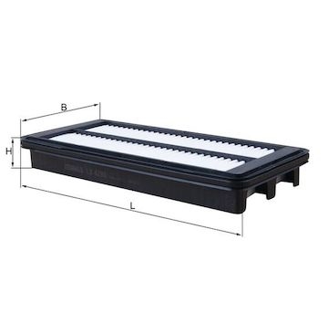Vzduchový filtr MAHLE ORIGINAL LX 4298
