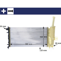 Chladič, chlazení motoru MAHLE ORIGINAL CR 1108 000S