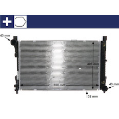 Chladič, chlazení motoru MAHLE ORIGINAL CR 1478 000S