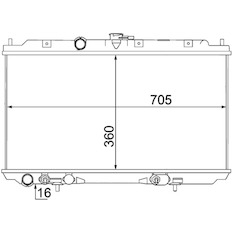 Chladič, chlazení motoru MAHLE ORIGINAL CR 1488 000S