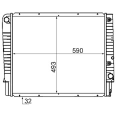 Chladič, chlazení motoru MAHLE ORIGINAL CR 1545 000S