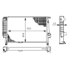 Chladič, chlazení motoru MAHLE ORIGINAL CR 277 000S