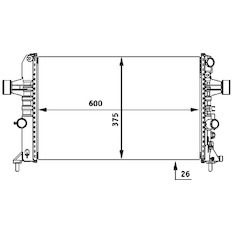 Chladič, chlazení motoru MAHLE ORIGINAL CR 531 000S