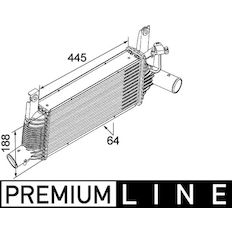 Chladič turba MAHLE ORIGINAL CI 159 000P