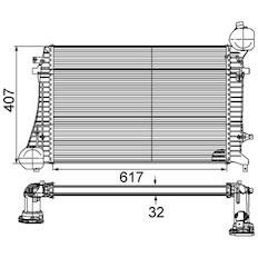 Chladič turba MAHLE ORIGINAL CI 164 000P