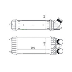 Chladič turba MAHLE ORIGINAL CI 210 000S