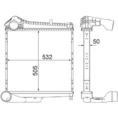 Chladič turba MAHLE ORIGINAL CI 236 000P